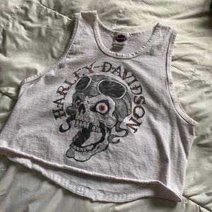 Harley Davidson cropped tank